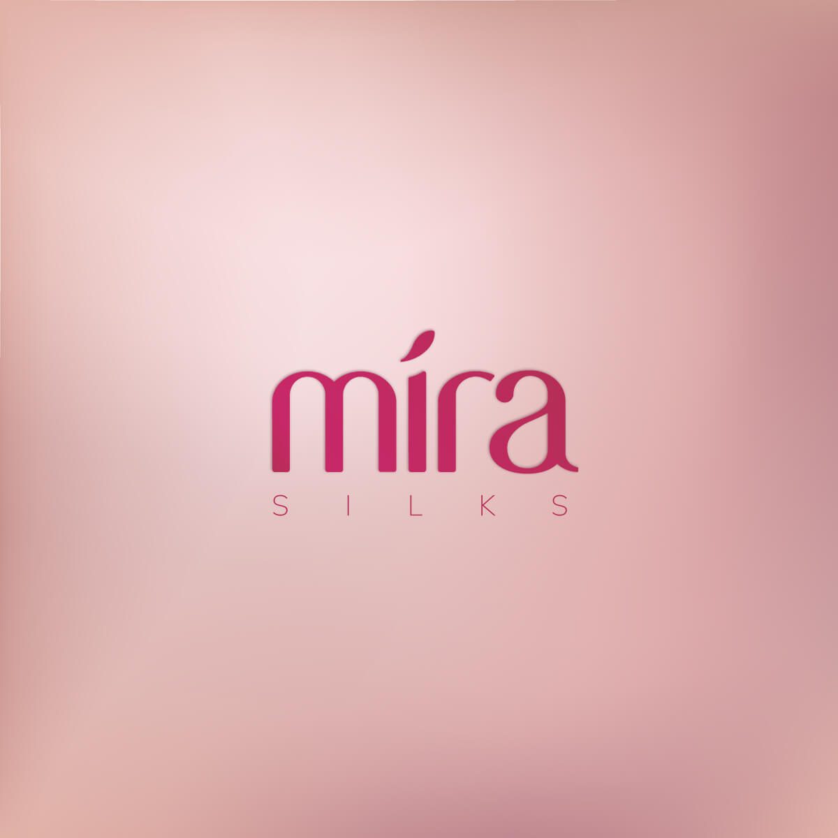 Ember & Ink Logo design options for Mira Silks, a Silk Saree E-Commerce Brand based in Dallas, USA