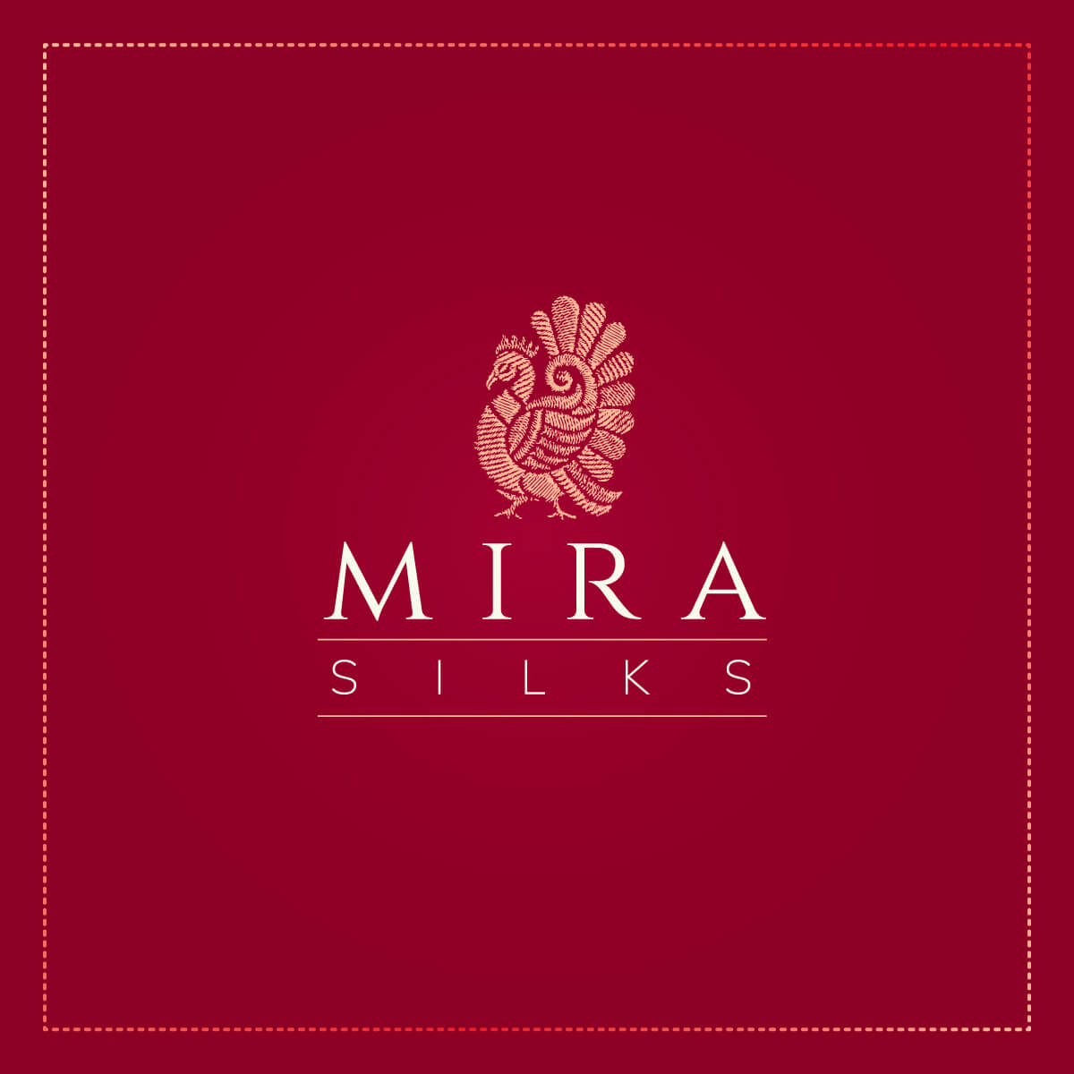 Ember & Ink Logo design options for Mira Silks, a Silk Saree E-Commerce Brand based in Dallas, USA