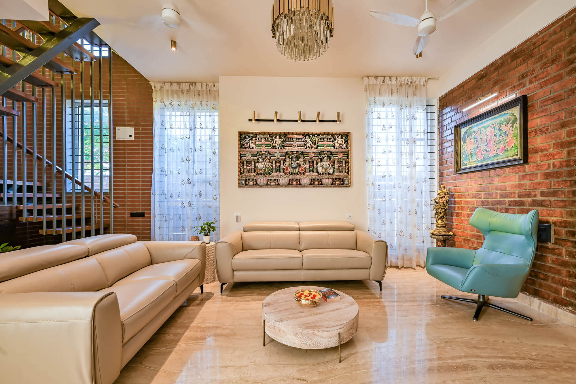 Interior Photography by Neeta Shankar of an Independent Villa by Taras Constructions